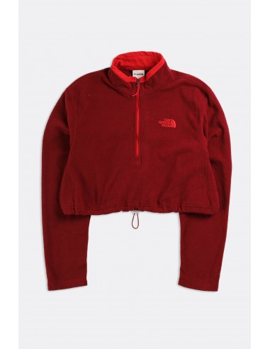 Rework North Face Crop Fleece Sweater - XL français