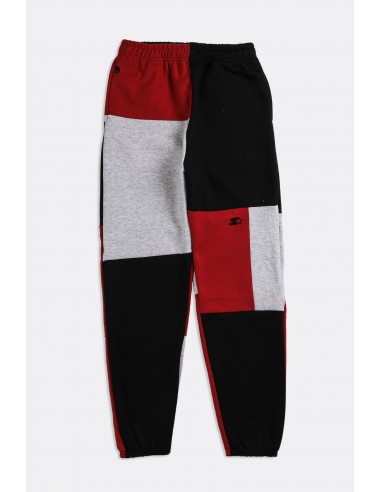 Unisex Rework Starter Patchwork Sweatpants - XS le des métaux précieux