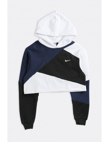 Rework Nike Patchwork Crop Sweatshirt - S Comparez et commandez 