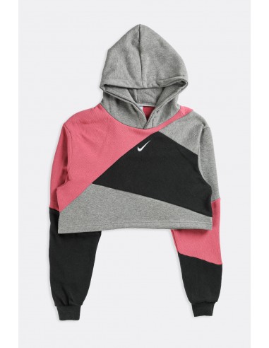 Rework Nike Patchwork Crop Sweatshirt - XS 50% de réduction en Octobre 2024