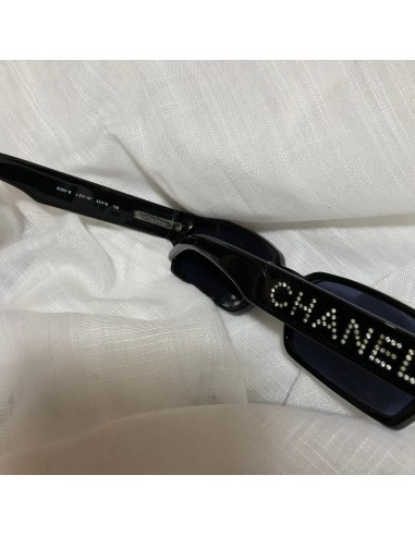 Chanel- Lunettes de soleil strass de pas cher