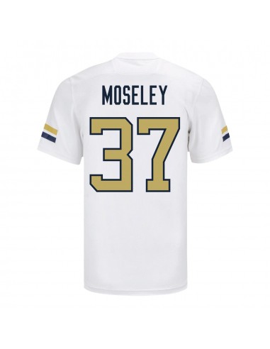 Georgia Tech Adidas Football Student Athlete 37 Joseph Moseley White Football Jersey france