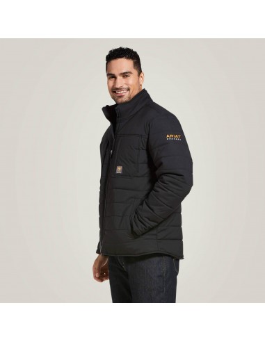 Rebar Valiant Stretch Canvas Water Resistant Insulated Jacket - Black de l' environnement