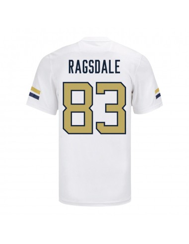 Georgia Tech Adidas Football Student Athlete 83 Blake Ragsdale White Football Jersey 2023