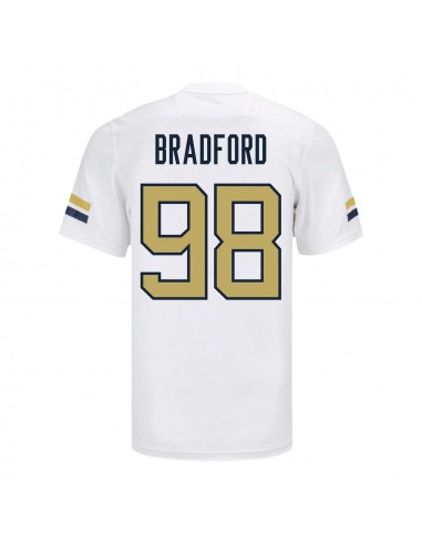 Georgia Tech Adidas Football Student Athlete 98 Amontrae Bradford White Football Jersey pour bénéficier 