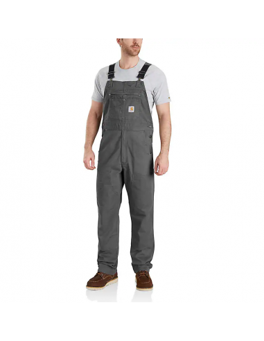 Rugged Flex Relaxed Fit Canvas Bib Overall - Gravel Comment ça marche