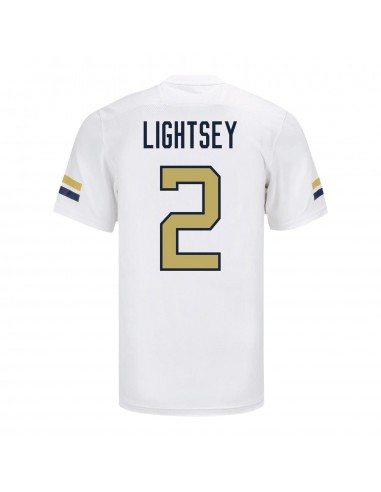 Georgia Tech Adidas Football Student Athlete 2 EJ Lightsey White Football Jersey Comparez plus de prix