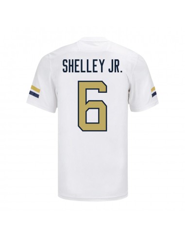 Georgia Tech Adidas Football Student Athlete 6 Rodney Shelley Jr. White Football Jersey prix pour 