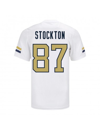 Georgia Tech Adidas Football Student Athlete 87 Bailey Stockton White Football Jersey prix pour 