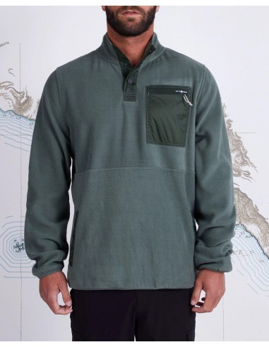 Edgewater Pull Fleece Green s'inspire de l'anatomie humaine