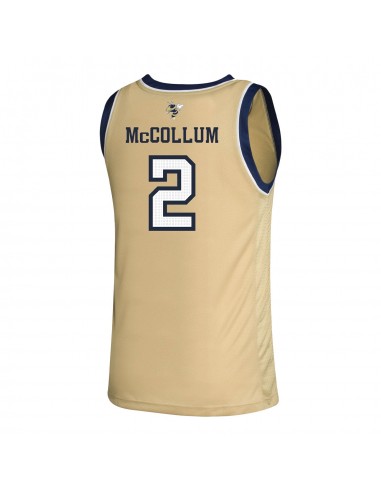 Georgia Tech Adidas Men's Basketball Student Athlete Sand Jersey 2 Javian McCollum Fin de série