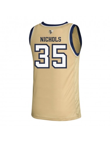 Georgia Tech Adidas Men's Basketball Student Athlete Sand Jersey 35 Emmer Nichols d'Europe débarque