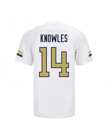 Georgia Tech Adidas Football Student Athlete 14 Graham Knowles White Football Jersey Comment ça marche