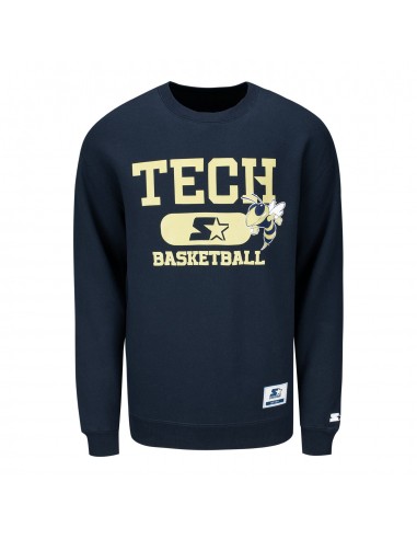 Georgia Tech Yellow Jackets Basketball Tech Crewneck Sweatshirt Faites des économies