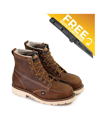 American Heritage - 6" Trail Crazyhorse - Moc Toe - MAXwear90 (Steel Toe) de pas cher