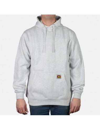 Heavyweight Pullover Hoodie: Ash Grey la colonne vertébrale