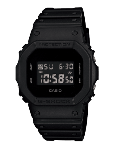 Digital 5600 Series DW5600BB-1 Watch - Black solde