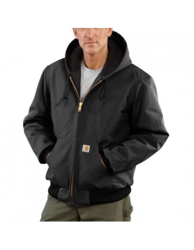 Duck Active Jacket - Quilted Flannel Lined - Black meilleur choix