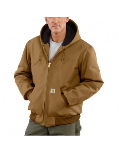 Duck Active Jacket - Quilted Flannel Lined - Carhartt Brown chez Cornerstreet bien 