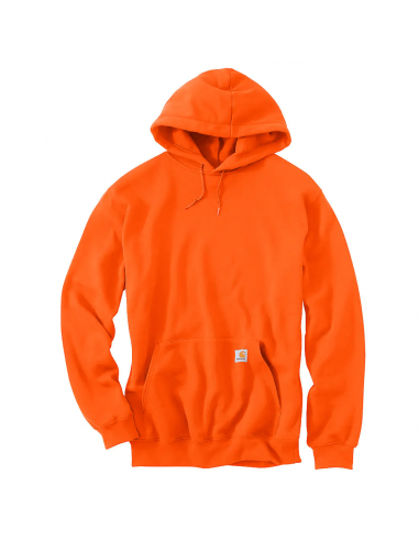 K121 Loose Fit Midweight Hoodie - Brite Orange pas cher