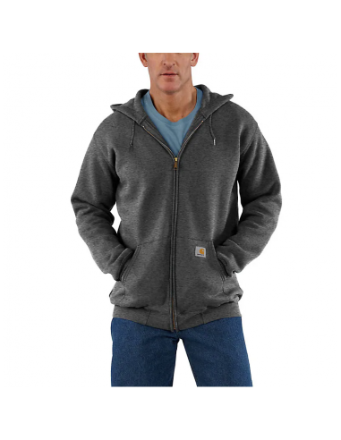 K122 Loose Fit Midweight Full-Zip Sweatshirt - Carbon est présent 