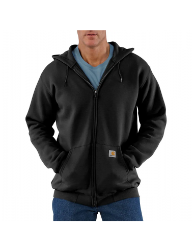 K122 Loose Fit Midweight Full-Zip Sweatshirt - Black de votre