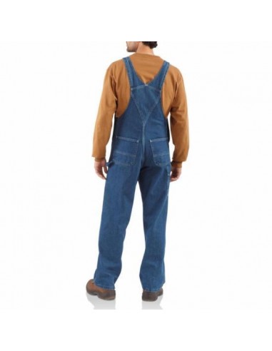 R07 - Washed Bib Overall - Unlined (Denim)(Brown) 50-70% off 