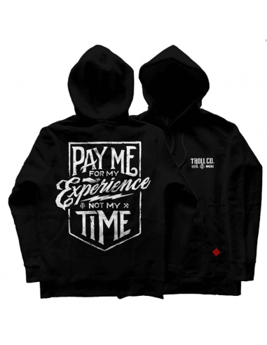 Pay Me Hoodie - Black le concept de la Pate a emporter 