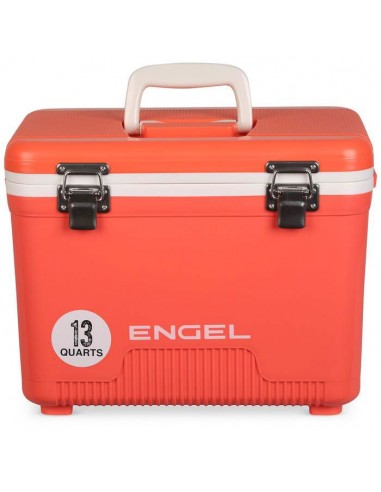 13 Quart Drybox / Cooler: Coral en linge