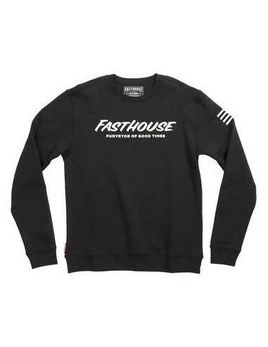 Umbra Fleece Crew Neck Pullover - Black Les magasins à Paris et en Île-de-France