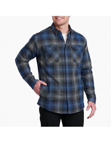 Joyrydr Long Sleeve Flannel Shirt - Blue Storm Comparez plus de prix