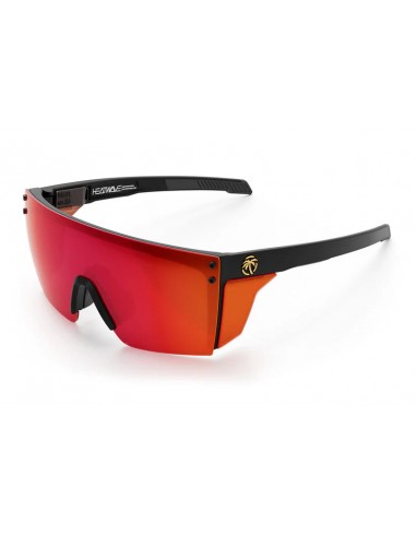 Performance Lazerface Matte Black -  Firestorm Red/Orange Polarized Lens pas chere