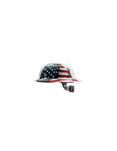 DAX Full Brim Hardhat (American Flag) de France