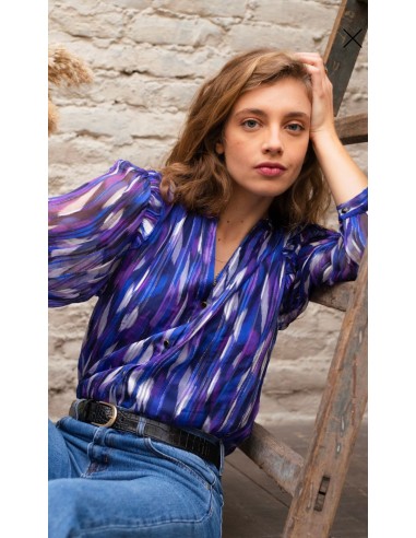 Blouse VENCHI Bleu LPE Amélioration de cerveau avec