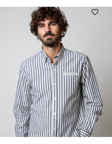 Chemise La W SAKO Lignée Bleues français