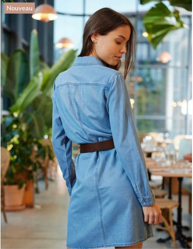 Robe Evelina Bleu LPE de technologie