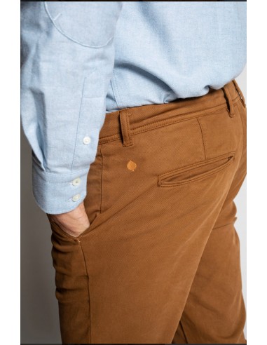 Pantalon Chino JOSEPH Marron Véritable concentré