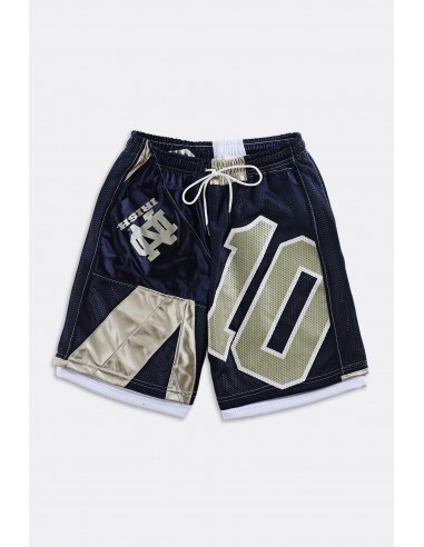 Rework Unisex Notre Dame NFL Jersey Shorts - Women-S, Men-XS pas chere